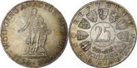 Austria 25 Shillings Vienna, Silver -