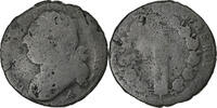 France 12 Deniers Louis XVI, Paris, Métal de cloche -