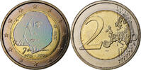 Finland 2 Euro Tove Jansson, Iridescent, Vantaa, Bi-Metallic -