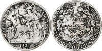 French Indochina 20 Cents Paris, Silver -