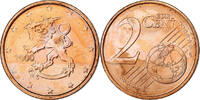 Finland 2 Centimes Vantaa, Copper Plated Steel -