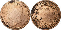 Monaco 5 Centimes Honore V, Copper -