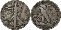 United States Walking Liberty Half Dollar Denver, Silver -