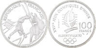 France 100 Francs 1992 Olympics, Albertville, Free-style Skiing, MDP -
