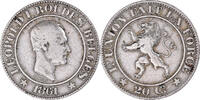 Belgium 20 Centimes Coin -