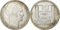 France 10 Francs Turin, Paris, Silver, Gadoury:801, KM:878 -