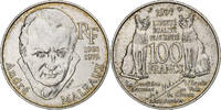 France 100 Francs André Malraux, Silver, Gadoury:954 -