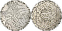 France 15 Euro Semeuse, MDP, Silver -