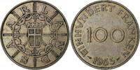 Saar 100 Franken Paris, Copper-nickel -