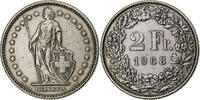 Switzerland 2 Francs Helvetia, Bern, Copper-nickel -