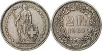 Switzerland 2 Francs Helvetia, Bern, Copper-nickel -