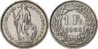 Switzerland Franc Helvetia, Bern, Copper-nickel -