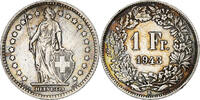 Switzerland Franc Helvetia, Bern, Silver -
