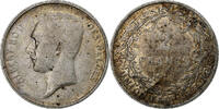 Belgium 2 Francs Albert I, Brussels, Silver -
