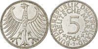 Germany 5 Mark Federal Republic of Germany, Hamburg, Silver -