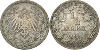 GERMANY - EMPIRE 1/2 Mark Coin, Berlin, Silver, KM:17 -