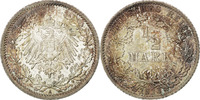 GERMANY - EMPIRE 1/2 Mark Coin, Berlin, Silver, KM:17 -