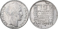 France 10 Francs Turin, Paris, Silver -