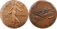 France Medaille Souvenir d'une visite, Semeuse, Undated (1975), MDP, Bronze -