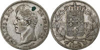 France 5 Francs Charles X, Marseille, Silver -