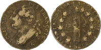 France 12 deniers françois Louis XVI, 12 deniers François, Bordeaux, Bell metal -