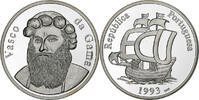 Portugal Ecu Vasco de Gama, Silver, Proof -