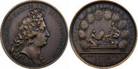 France Medaille Louis XIV, Alsace reduced to a province, Bronze, Mauger -