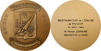 France Medaille Restauration de l'église de Muizon, MDP, Bronze Florentin -