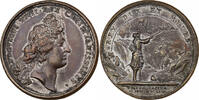 France Medal Louis XIV, Prise de Douai, Silvered bronze, Mauger -