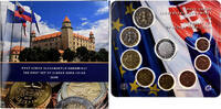 Slovakia Set 1 ct. - 2 Euro + Token Kremnica -