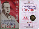 Italy 2 Euro Count of Cavour, BU, Rome, Bi-Metallic -