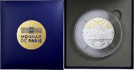 France 50 Euro UNESCO, Rives de Seine, Proof, MDP, Silver -