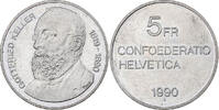 Switzerland 5 Francs Gottfried Keller, Bern, Cupronickel -