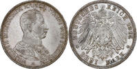 Kingdom of Prussia 3 Mark Wilhelm II, Berlin, Silver -