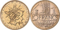 France 10 Francs Mathieu, MDP, série FDC, Copper-nickel Aluminium -