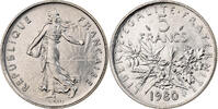 France 5 Francs Semeuse, MDP, série FDC, Copper-Nickel Plated Nickel -