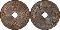 French Indochina 1 Centième French Indo-China, Poissy, Bronze -