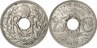 France 25 Centimes Lindauer, Paris, Underlined, Nickel -