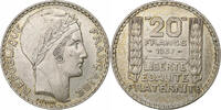 France 20 Francs Turin, Paris, Silver -