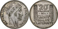 France 20 Francs Turin, Paris, Silver, Gadoury:852 -