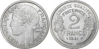 France 2 Francs Morlon, Paris, Specimen, Aluminum -