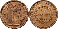 France Token 20 Francs copy, Brass covered cardboard, Cartaux -