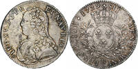 France 1/2 Ecu aux branches d'olivier Louis XV, Rouen, Silver -