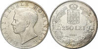 Romania 250 Lei Mihai I, Bucarest, Silver, KM:59.2 -