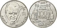 France 100 Francs André Malraux, MDP, Silver -