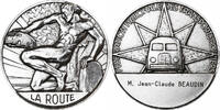 France Medaille FNTR, La Route, Silvered bronze, Pelletier -