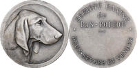 France Medaille Société canine du Bas-Poitou, Silvered bronze -