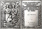 France Plaquette Industries, Est de Paris, Silvered bronze, Coutré -