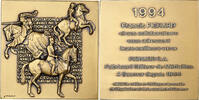 France Medaille Musée de l'équitation et cavalerie, Saumur, Bronze -