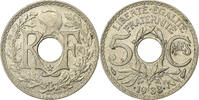 France 5 Centimes Paris, star, Maillechort, Gadoury:171 -